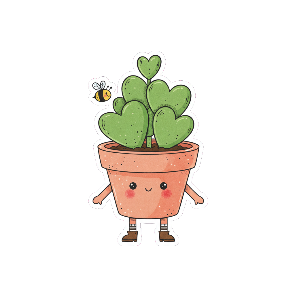 Sticker «Plant Pot»