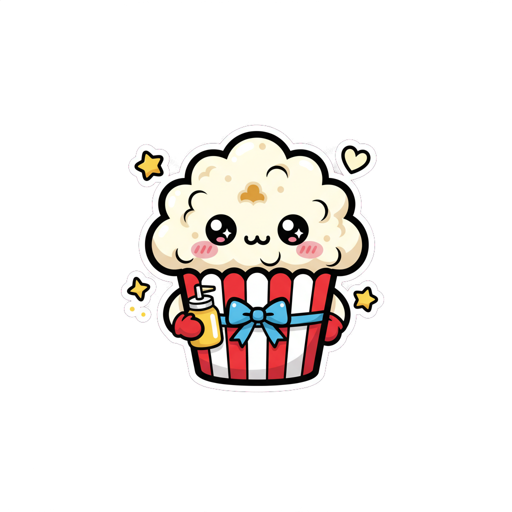 Sticker «Popcorn»