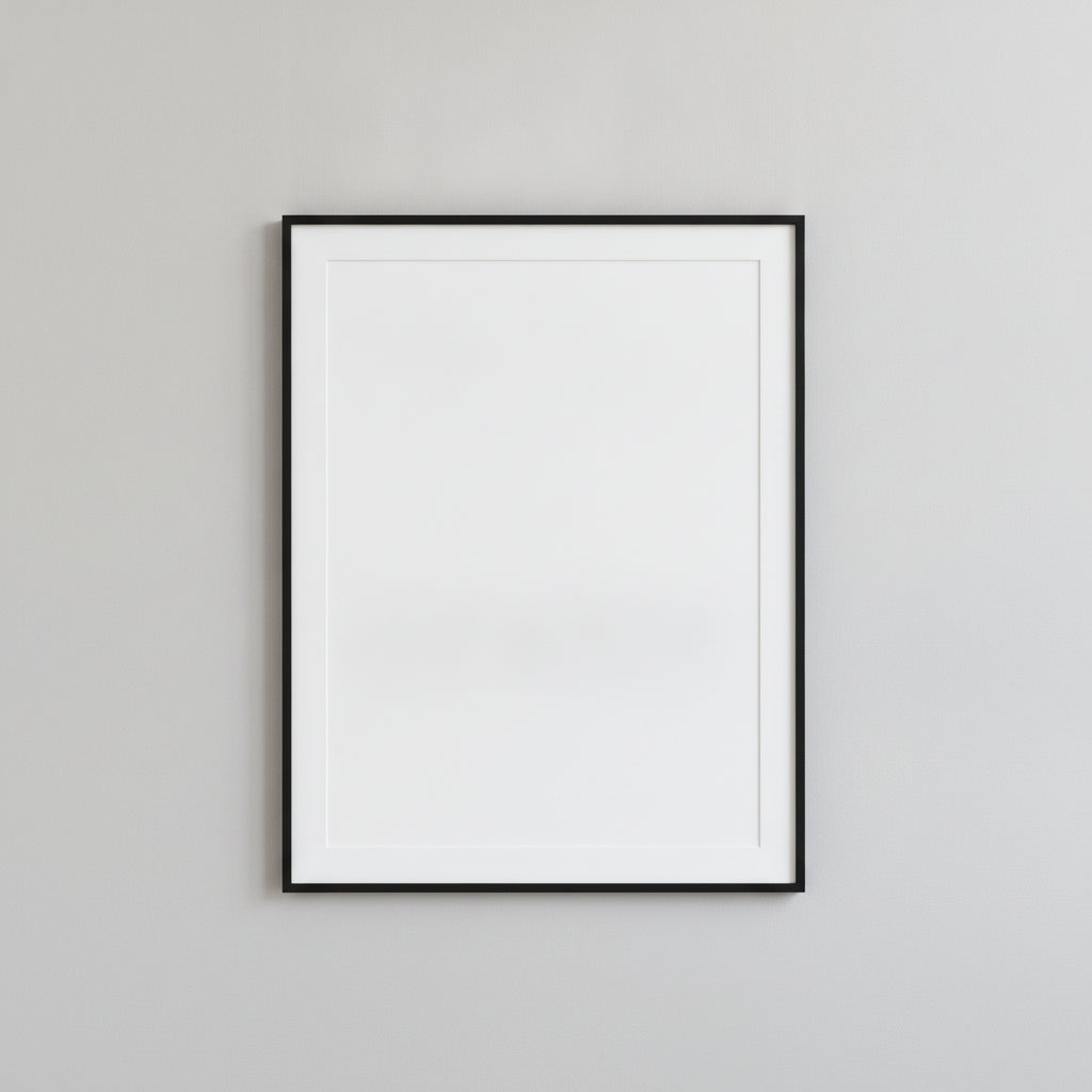 Poster im Rahmen blanko zum Selbstgestalten