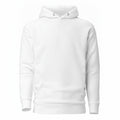 Premium-Hoodie weiss blanko zum Selbstgestalten
