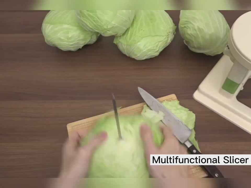Multifunktionaler Gemüseschneider und Reibe