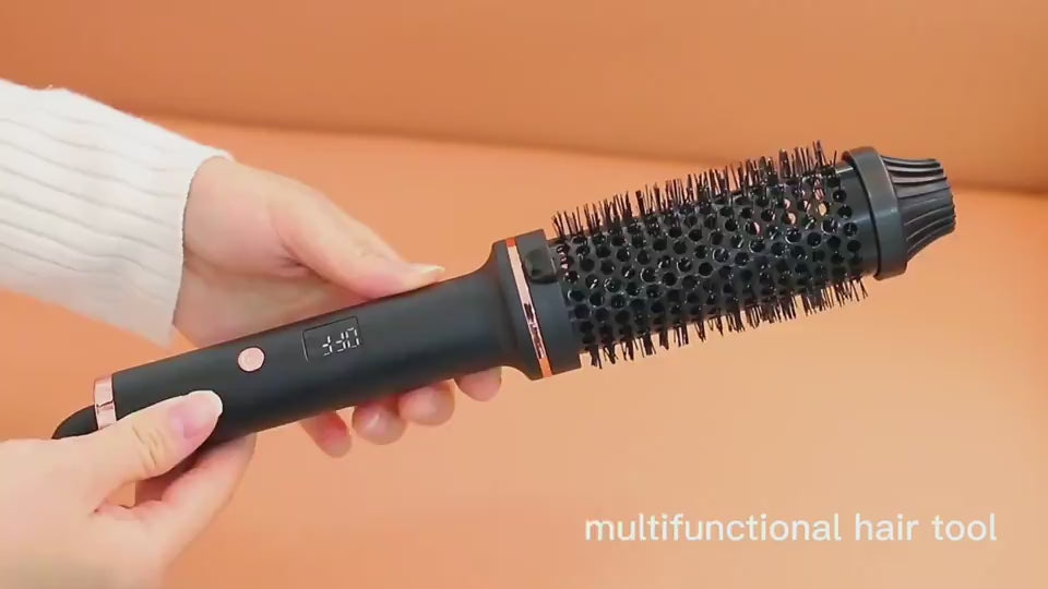 Multifunktionaler Lockenstab & Glättbürste