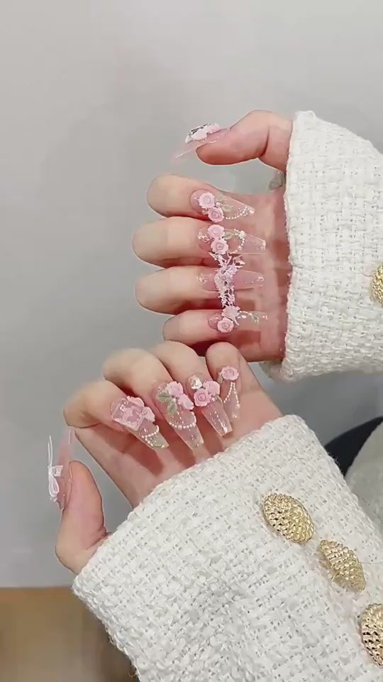 Handgemachte UV-Nagelpatches Schmetterling