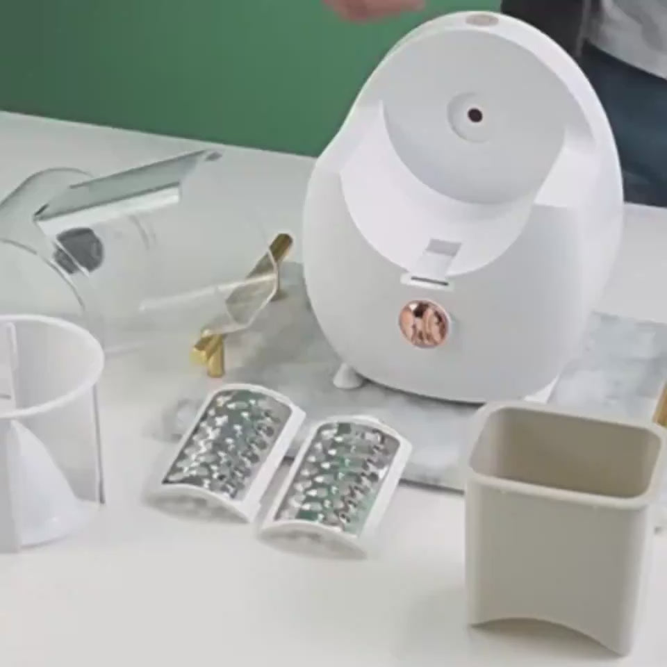 Elektrischer Gemüseschneider Multifunktional – Schneiden, Reiben & Hobeln