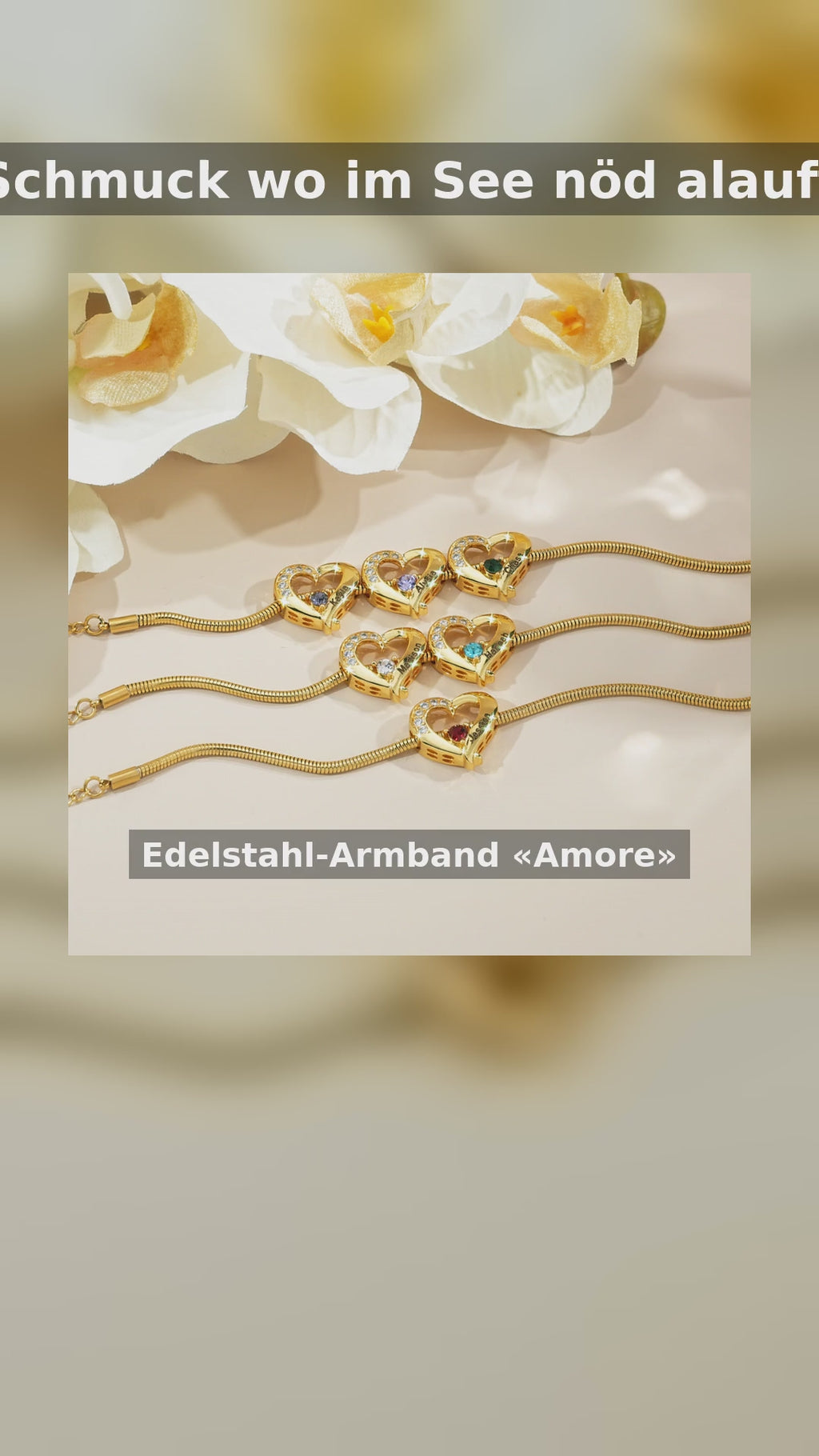 Edelstahl-Armband Amore — Reel