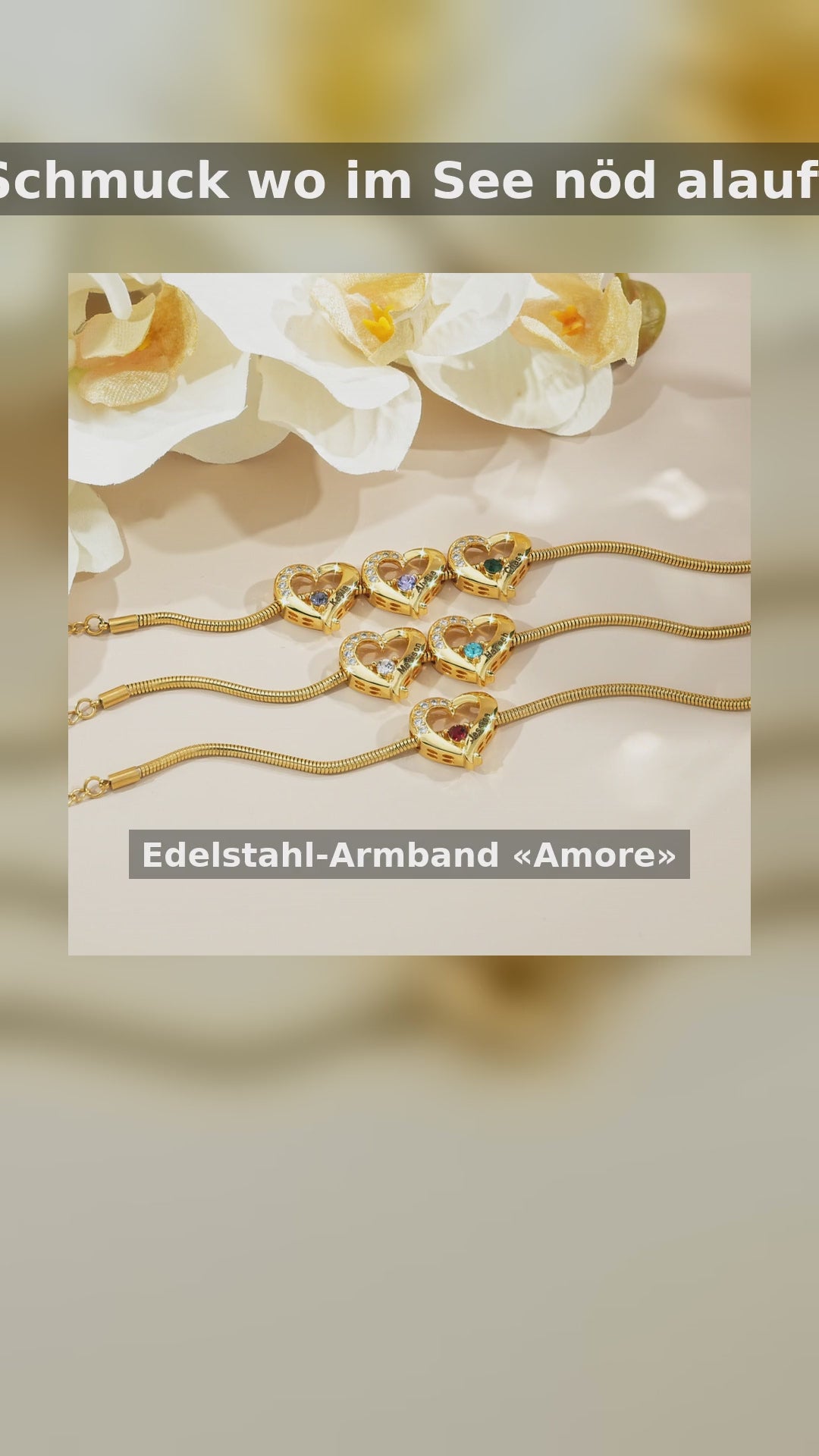 Edelstahl-Armband Amore — Reel
