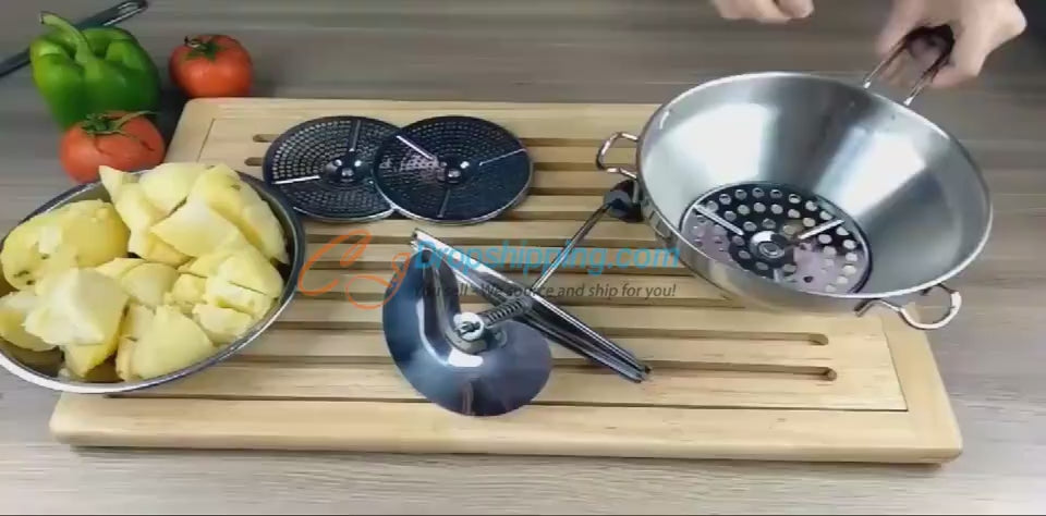 Edelstahl-Passiermühle für Babybrei & mehr