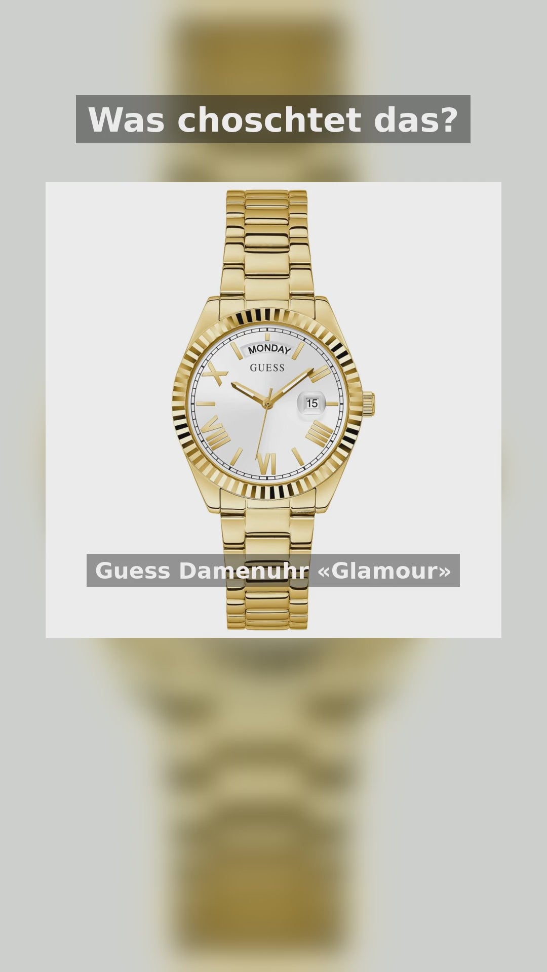 Guess Damenuhr Glamour — Reel