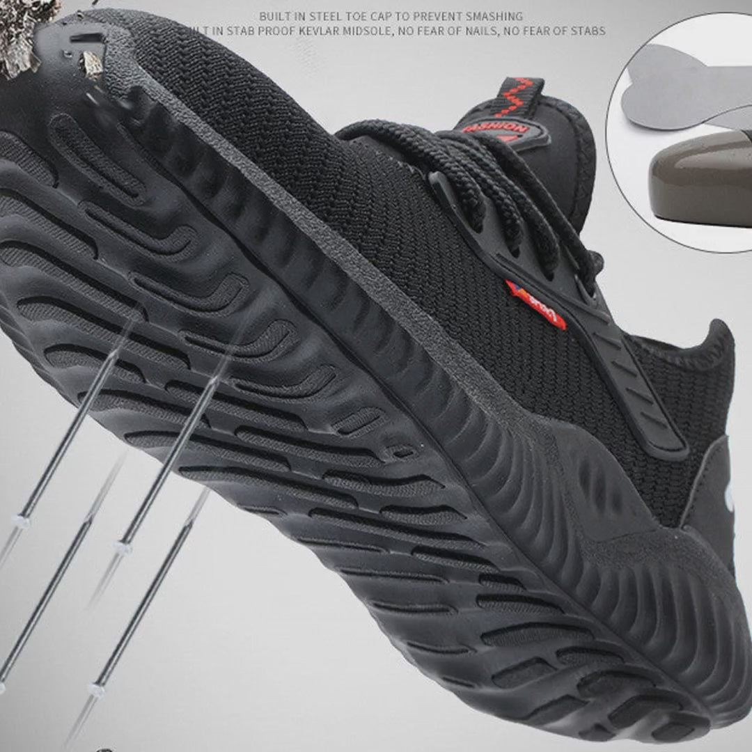 Sicherheits-Schuhe mit Stahlkappe