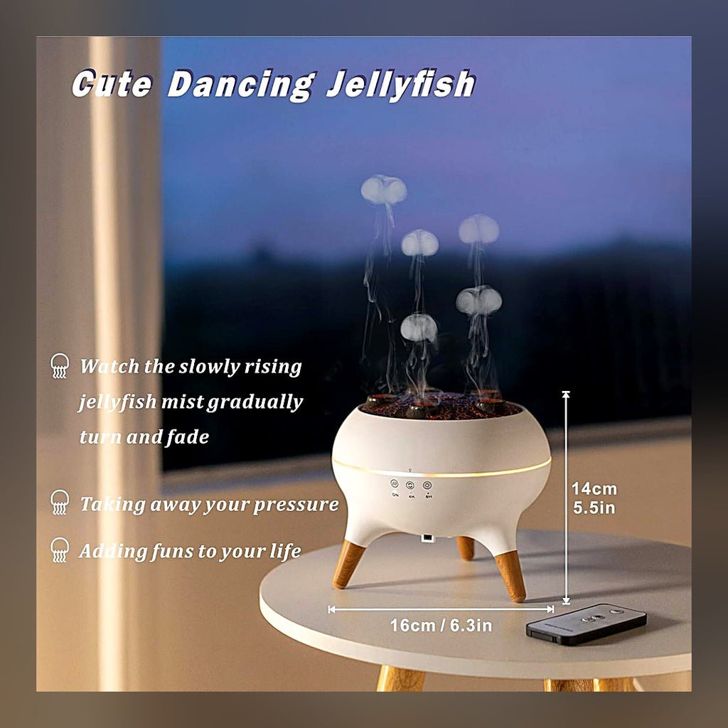 LuxeStyle-Edit · Quallen-Diffuser «Medusa» – mit Musik & LED
