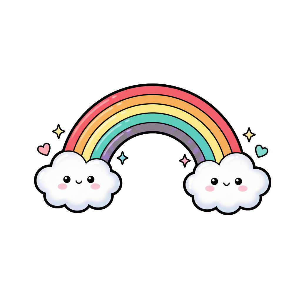 Sticker «Rainbow Cloud»