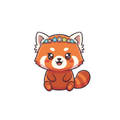 Sticker «Red Panda»