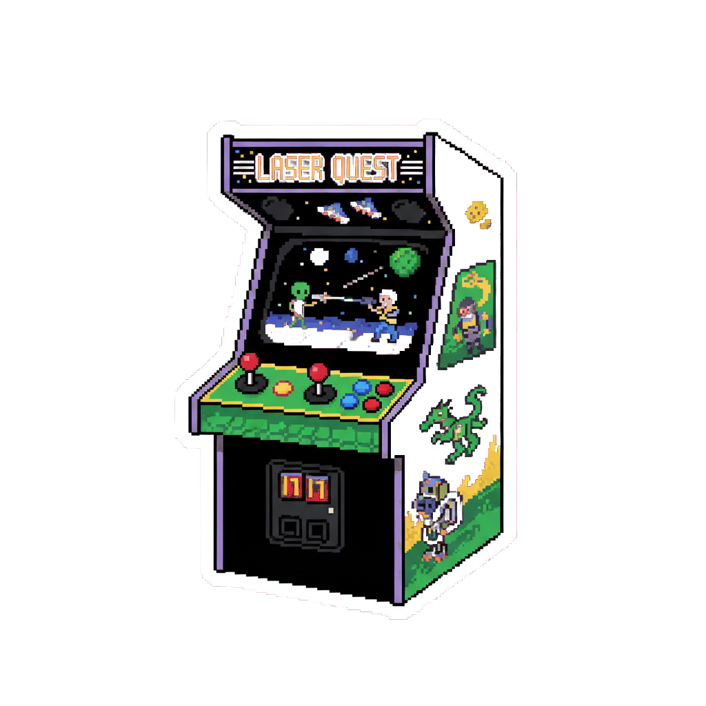 Sticker «Retro Arcade»