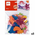Buntes Moosgummi Einhörner: Magisch basteln!