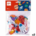 Buntes Moosgummi Kosmos: Weltraum-Bastelspass!