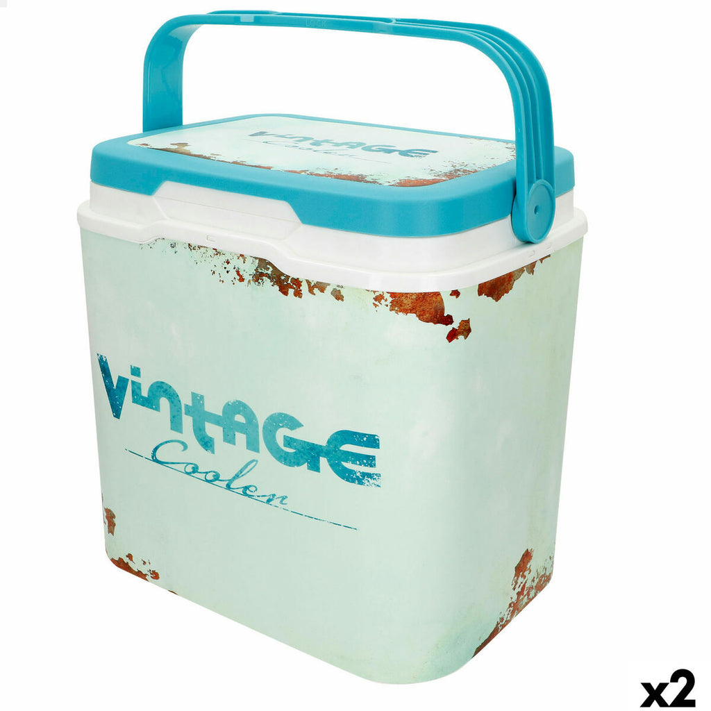 Robuste tragbare Kühlbox Aktive Blau Kunststoff 24 L 37 x 35 x 27 cm (