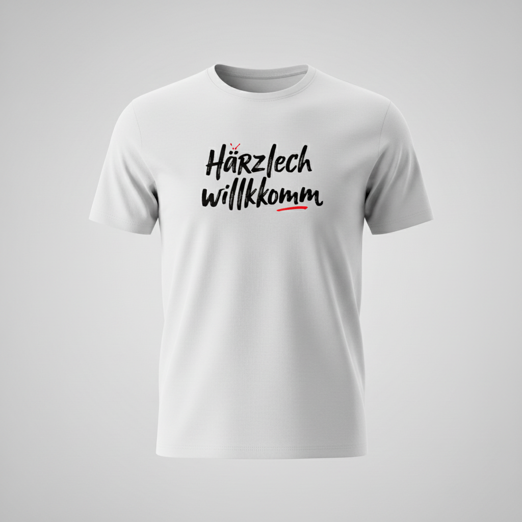 T-Shirt «ch-haerzlech»
