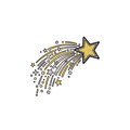 Sticker «Shooting Star»