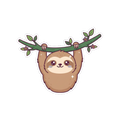 Sticker «Sloth»