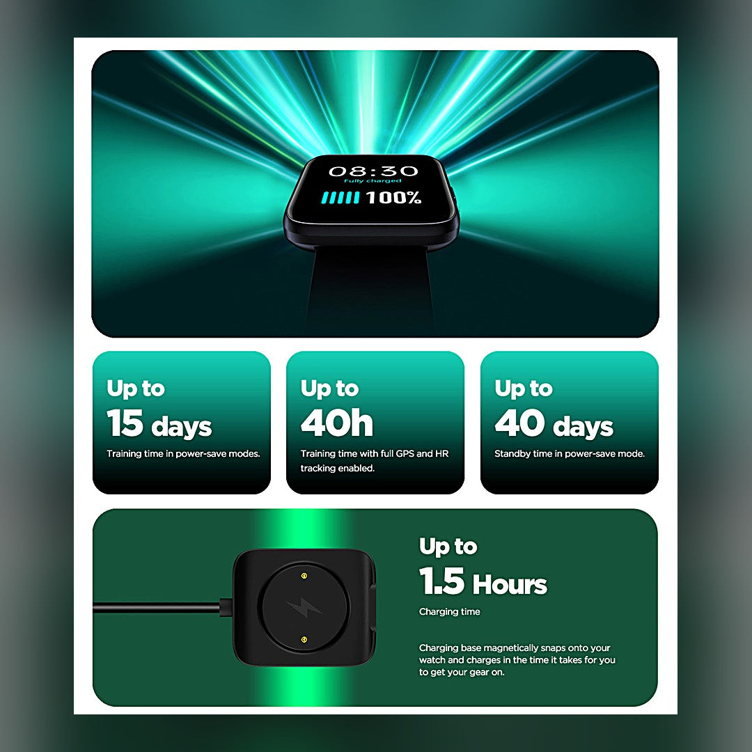 LuxeStyle-Edit · Smartwatch Pro 1.78″ AMOLED – Herzfrequenz, Fitness-Tracker & Bluetooth