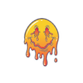 Sticker «Smiley Melt»