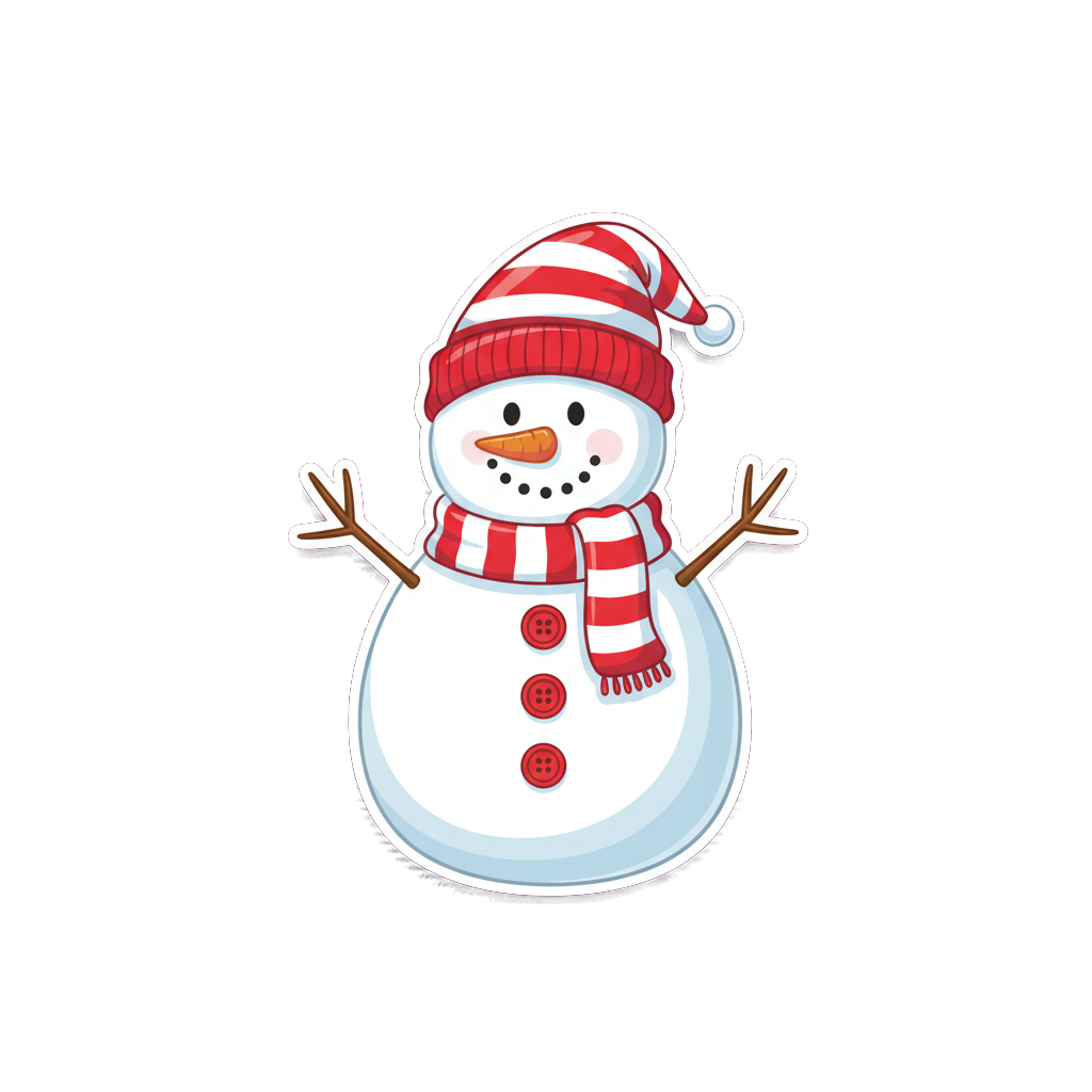 Sticker «Snowman»