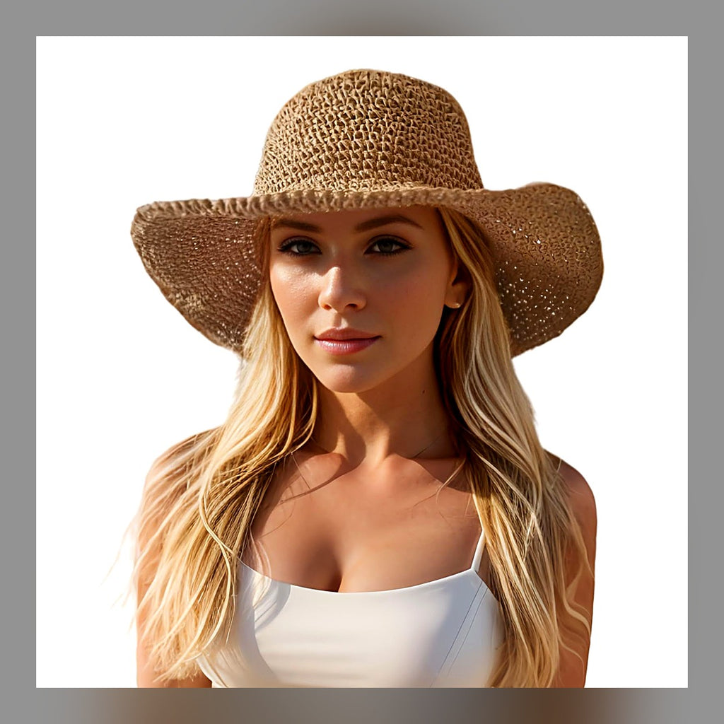 LuxeStyle-Edit · Sonnenhut «Riviera» – UV-Schutz, breite Krempe