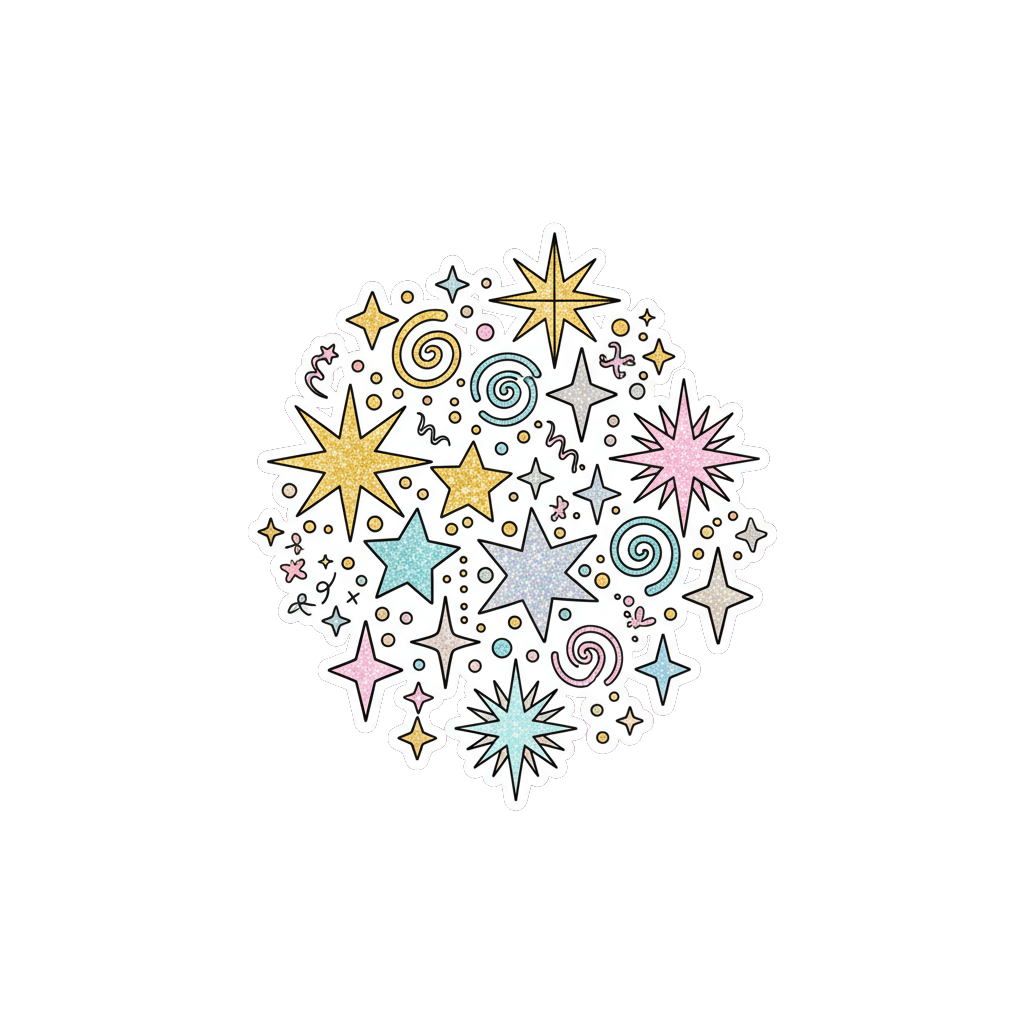 Sticker «Sparkle Cluster»