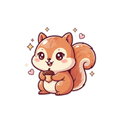 Sticker «Squirrel»