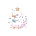 Sticker «Swan»