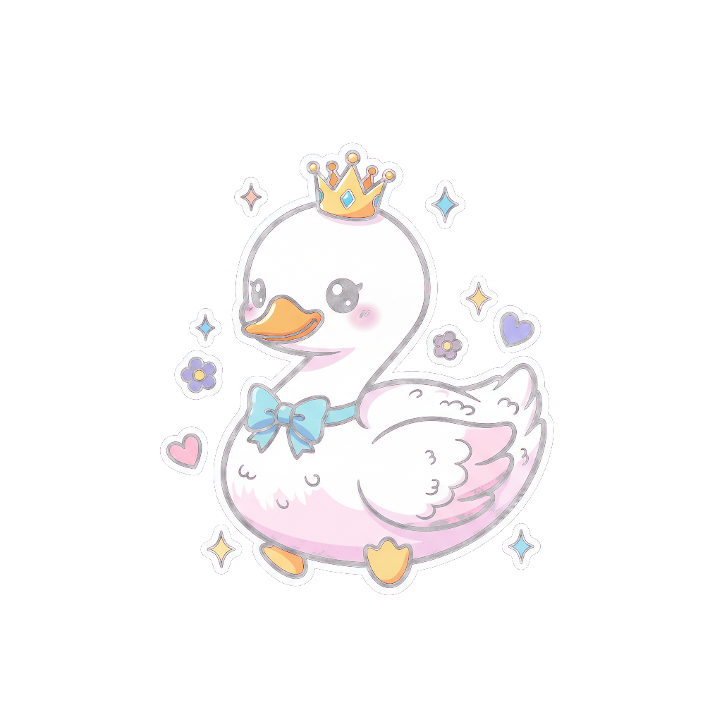 Sticker «Swan»