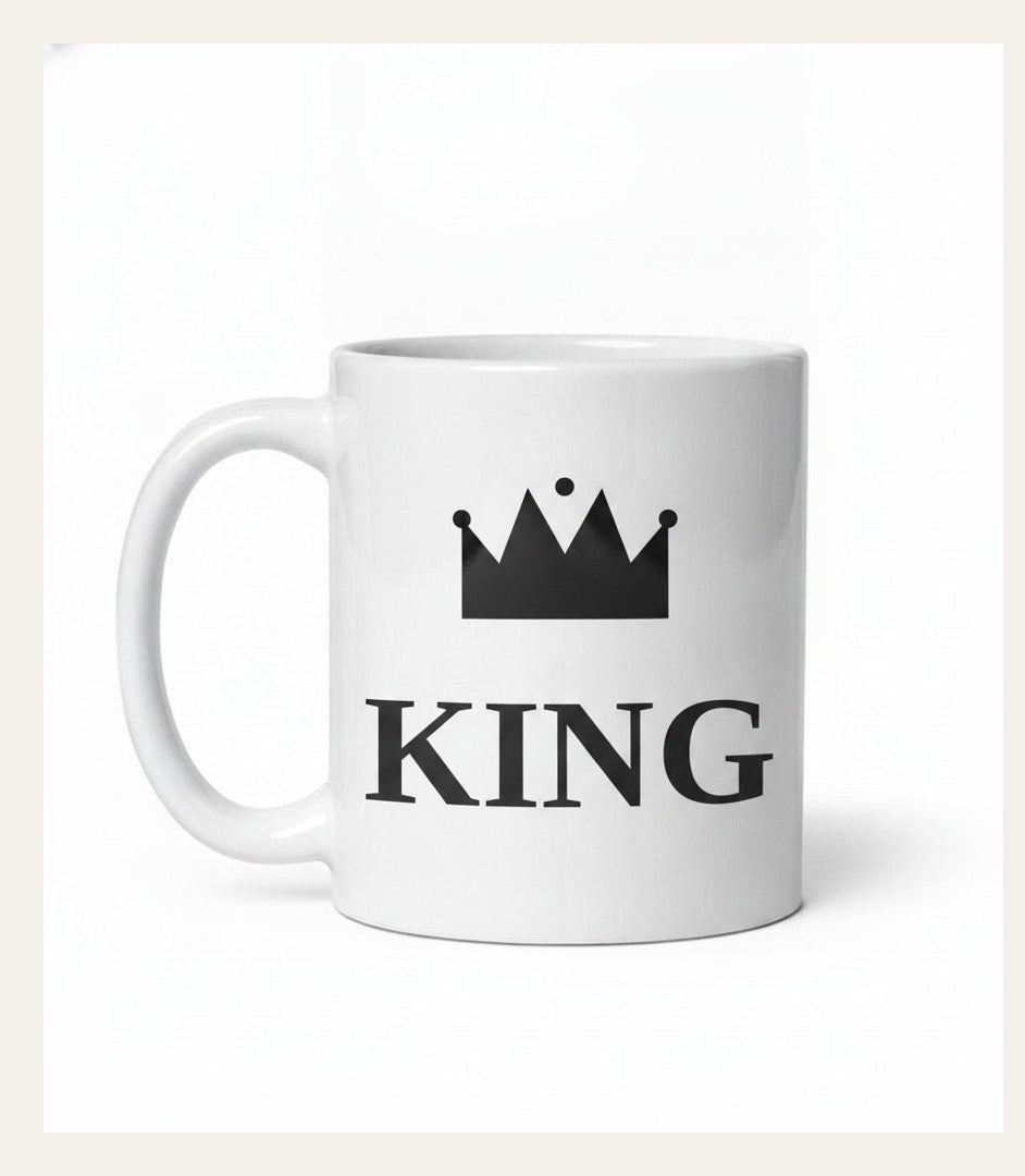 LuxeStyle King & Queen Tassen-Set · 2 Tassen für Paare 👑 – Bild 1 – LuxeStyle Schweiz