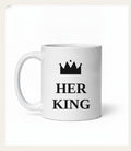 LuxeStyle Her King & His Queen Tassen-Set · 2 Tassen für Verliebte 👑 – Bild 1 – LuxeStyle Schweiz