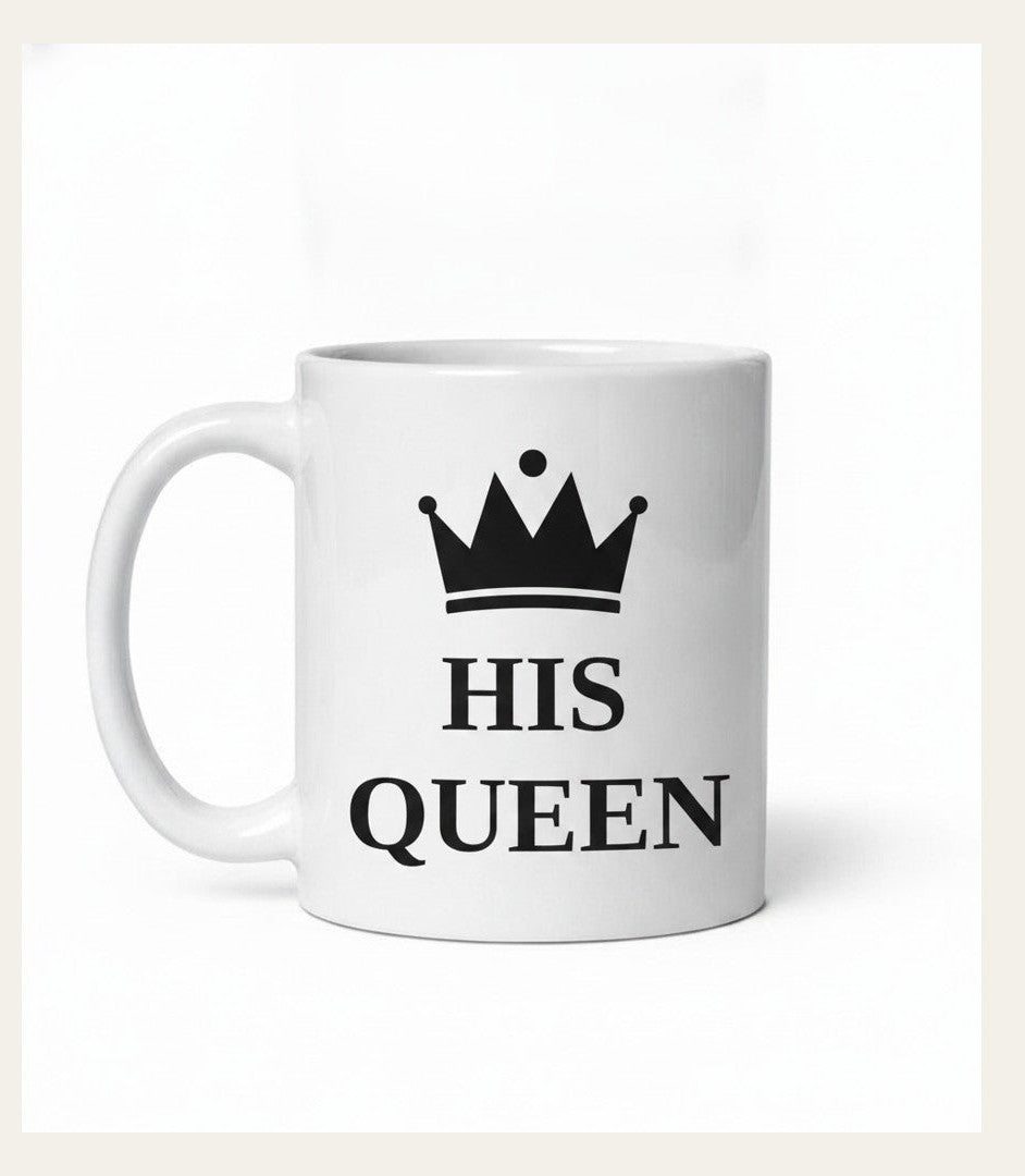 LuxeStyle Her King & His Queen Tassen-Set · 2 Tassen für Verliebte 👑 – Bild 2 – LuxeStyle Schweiz