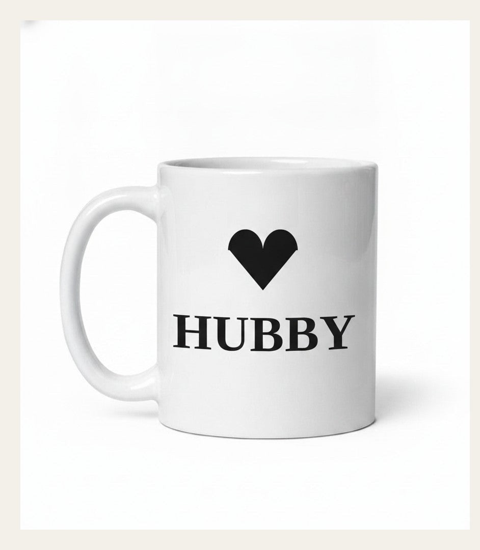 LuxeStyle Hubby & Wifey Tassen-Set · 2 Tassen mit Herz ❤️ – Bild 1 – LuxeStyle Schweiz