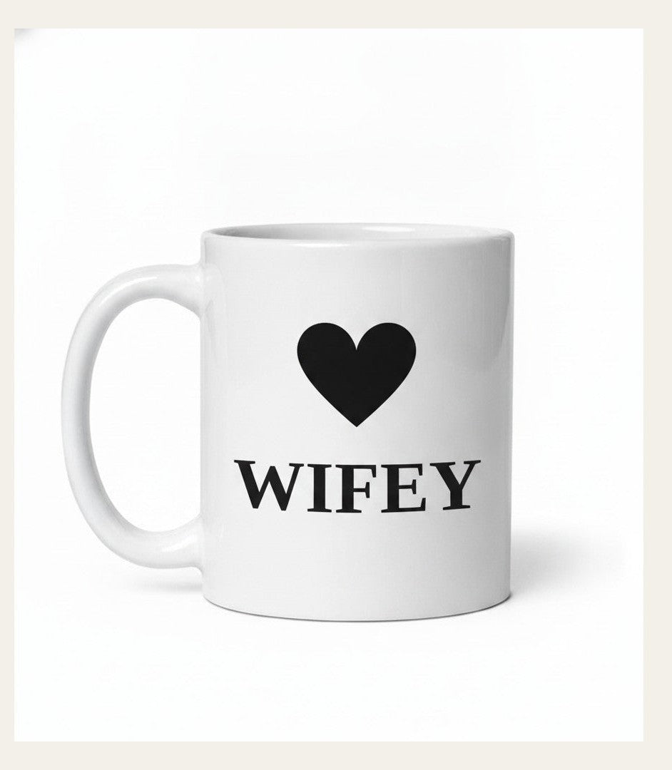 LuxeStyle Hubby & Wifey Tassen-Set · 2 Tassen mit Herz ❤️ – Bild 2 – LuxeStyle Schweiz