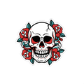 Sticker «Skull Rose»