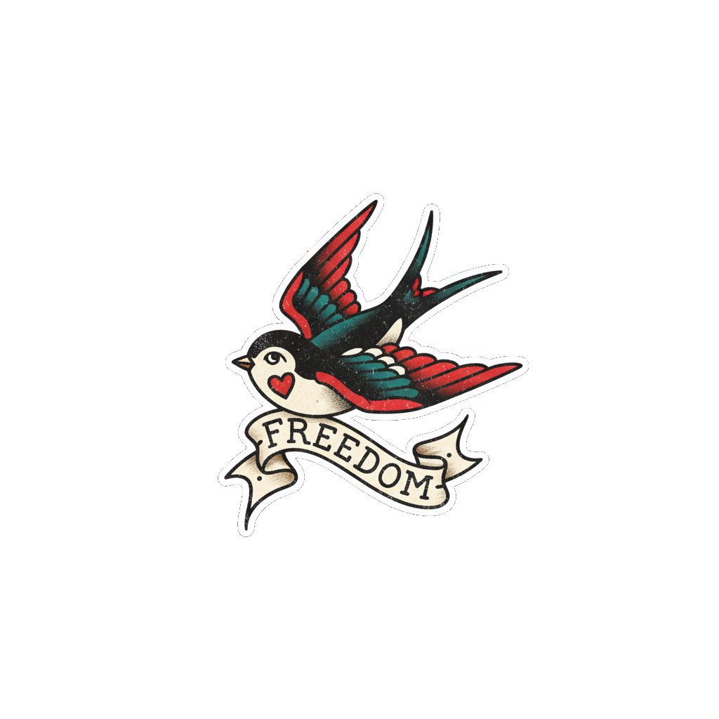 Sticker «Swallow»