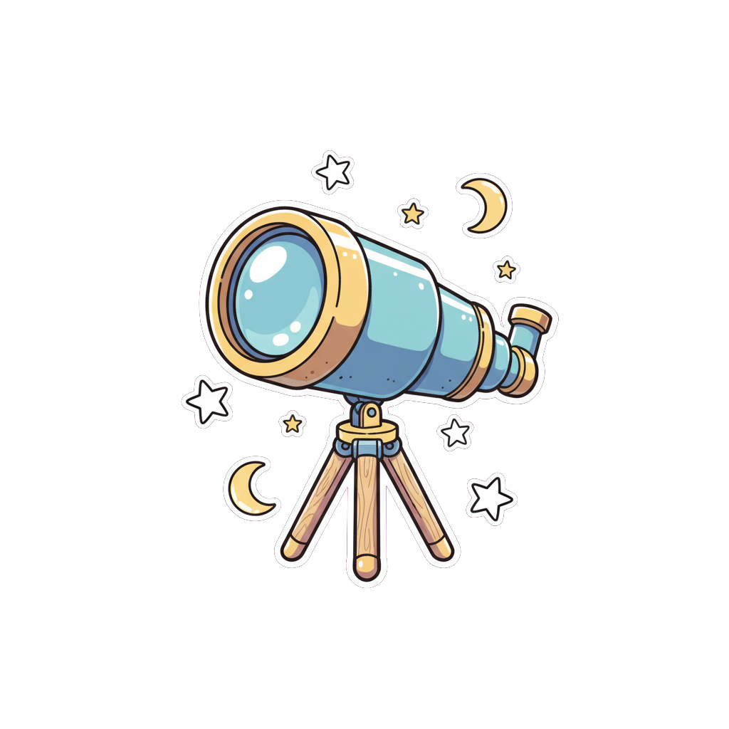 Sticker «Telescope»