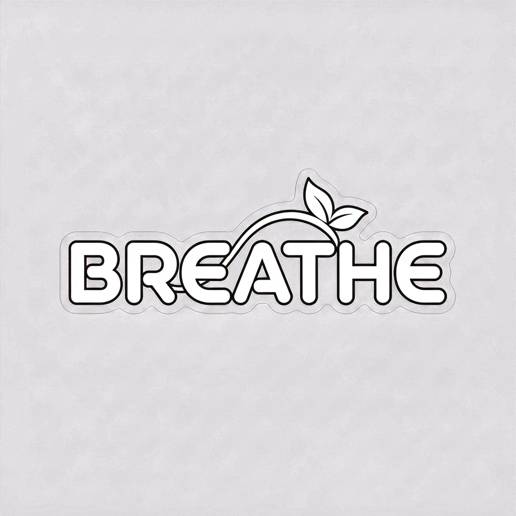 Sticker «Breathe»