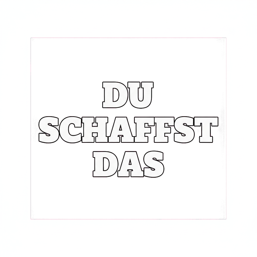 Sticker «Duschaffst»