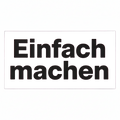 Sticker «Einfachmachen»