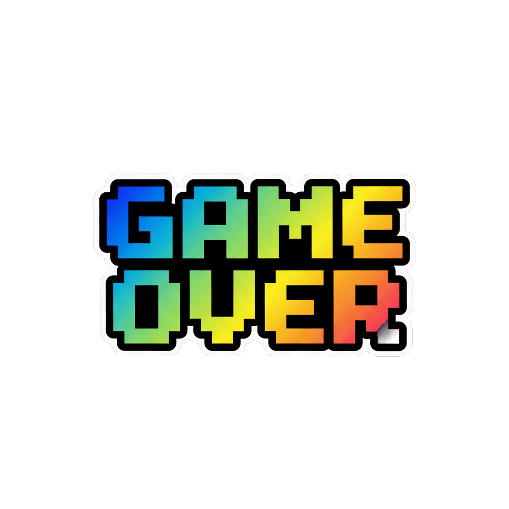 Sticker «Gameover»