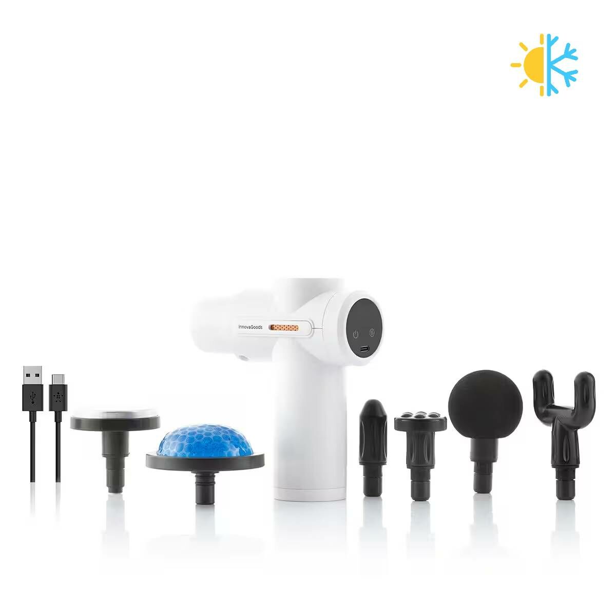 Muskel-Profi: Massagepistole mit Wärme & Kälte Power