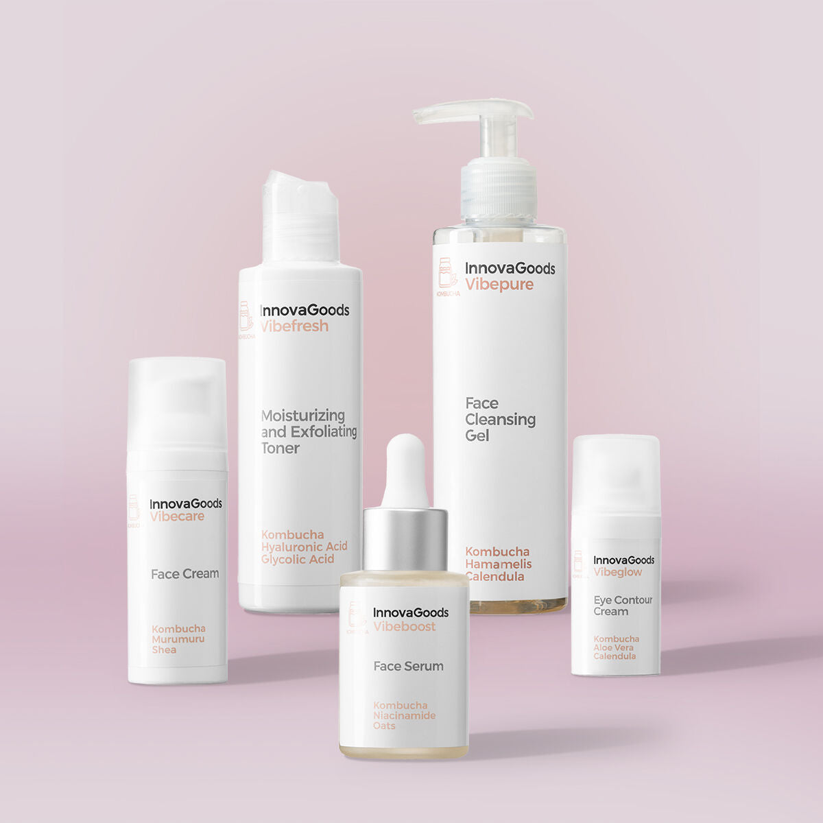 Pack Gesichtspflege-Routine Kombucha InnovaGoods