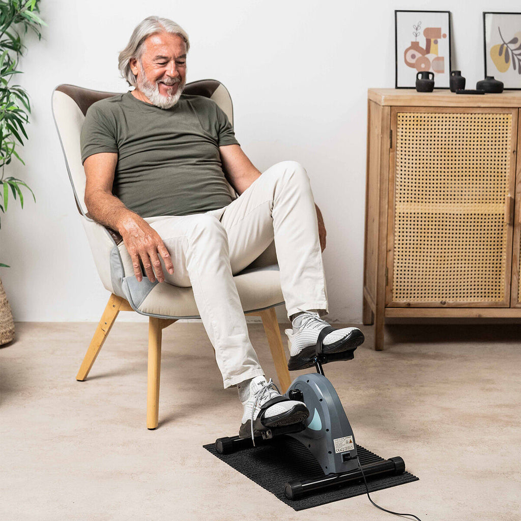 Elektrisch Unterstützter Pedaltrainer für Arme und Beine mit Matte und