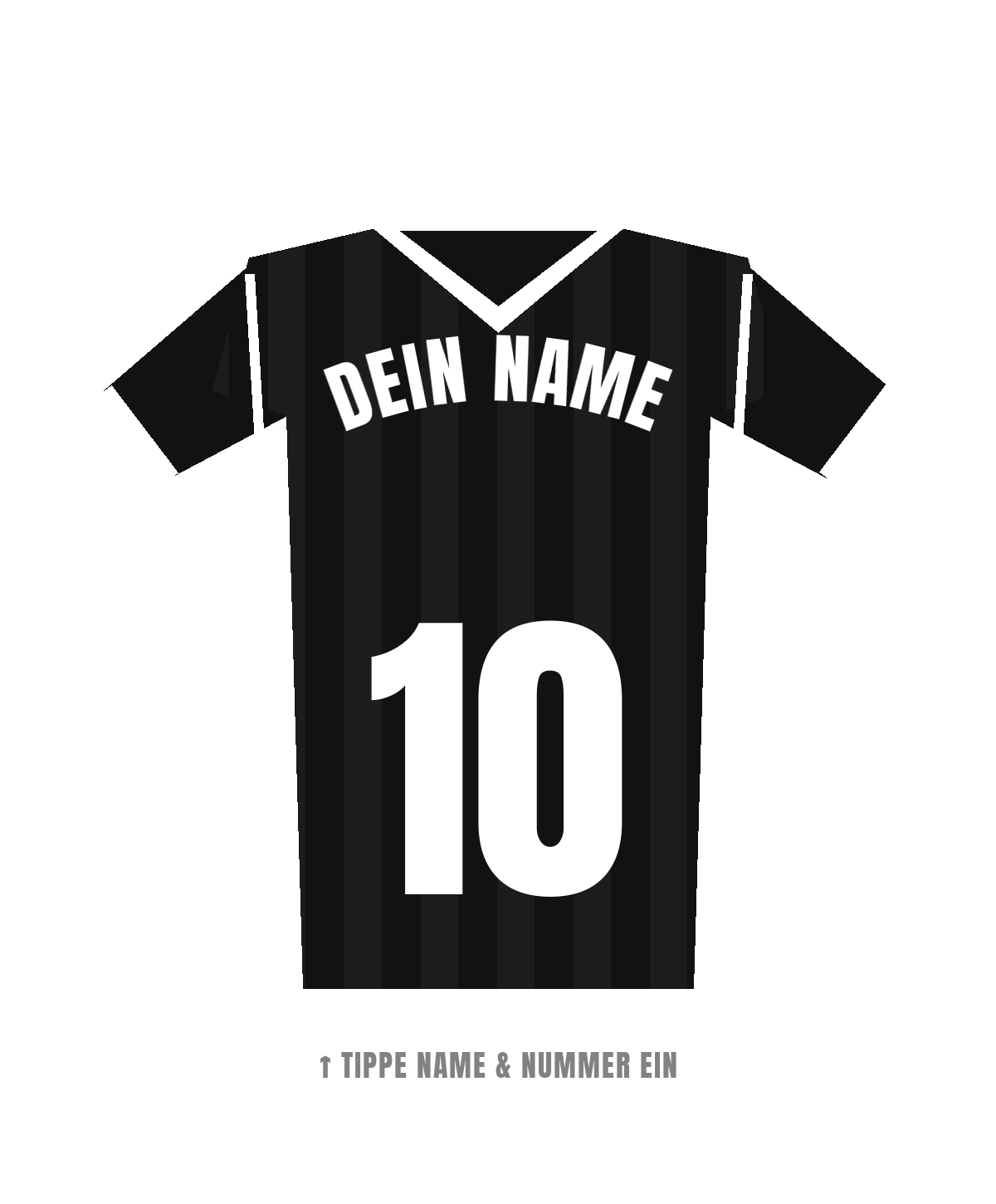 WM-Trikot Schwarz