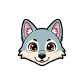 Sticker «Wolf»