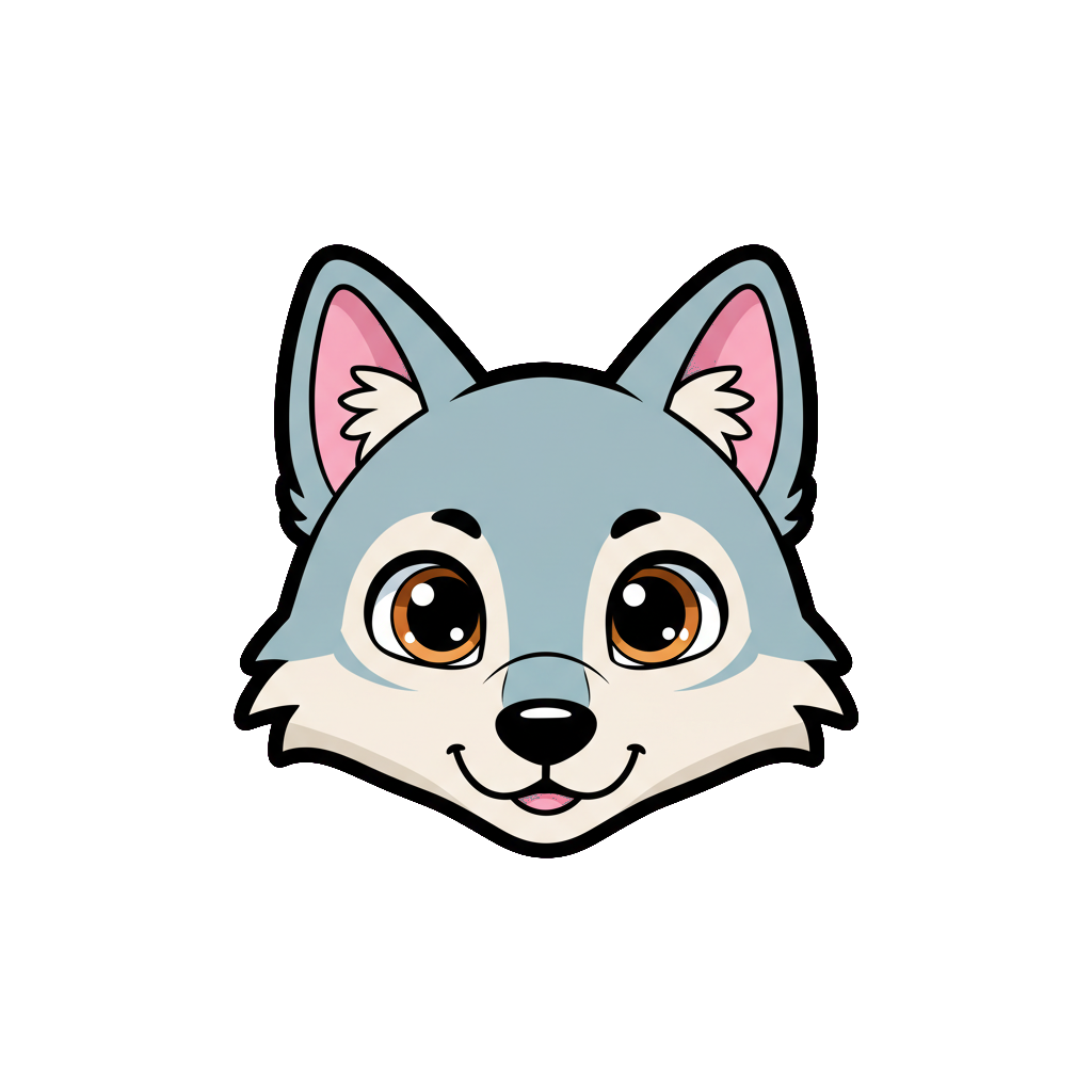 Sticker «Wolf»