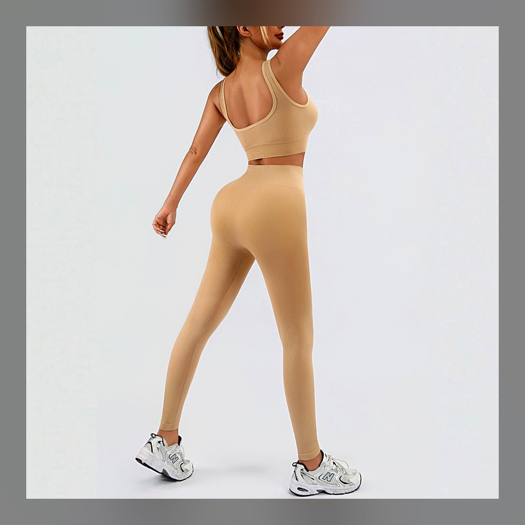 LuxeStyle-Edit · Workout-Set «Active» · 2-teilig, geripptes Tank (Damen)
